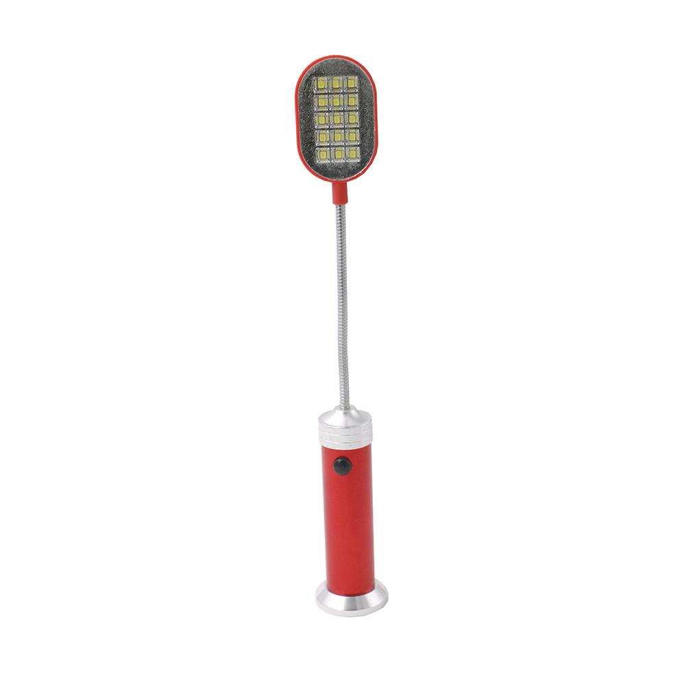 LED Flashlight Flexible 1 Mode Aluminum Desk Light Lamp 15 LED  With Magnet Torch Perfect Companion Light