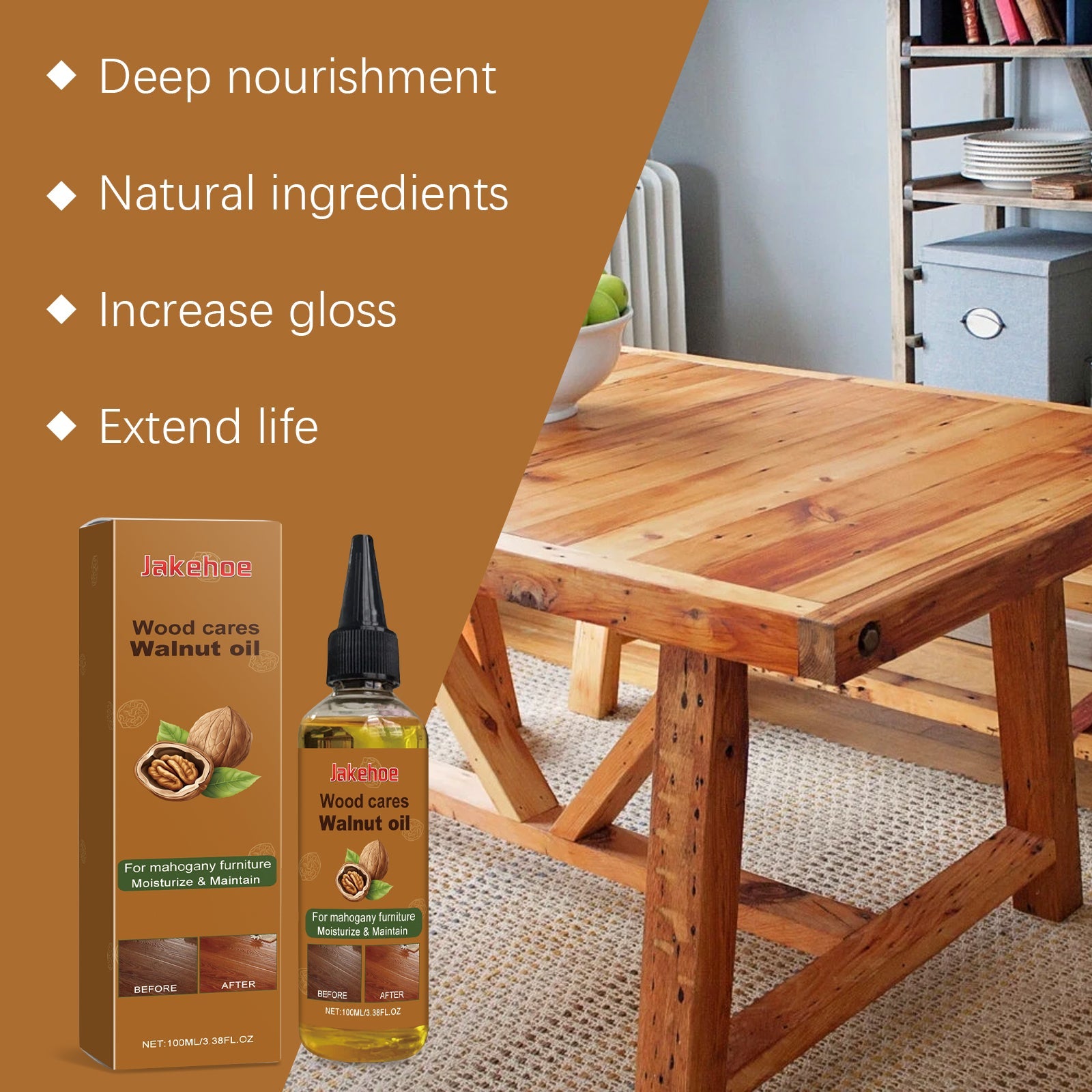 Wood Furniture Cleaning And Polishing Oil Furniture Floor Polishing Care Refurbished Cleaning And Maintenance Oil