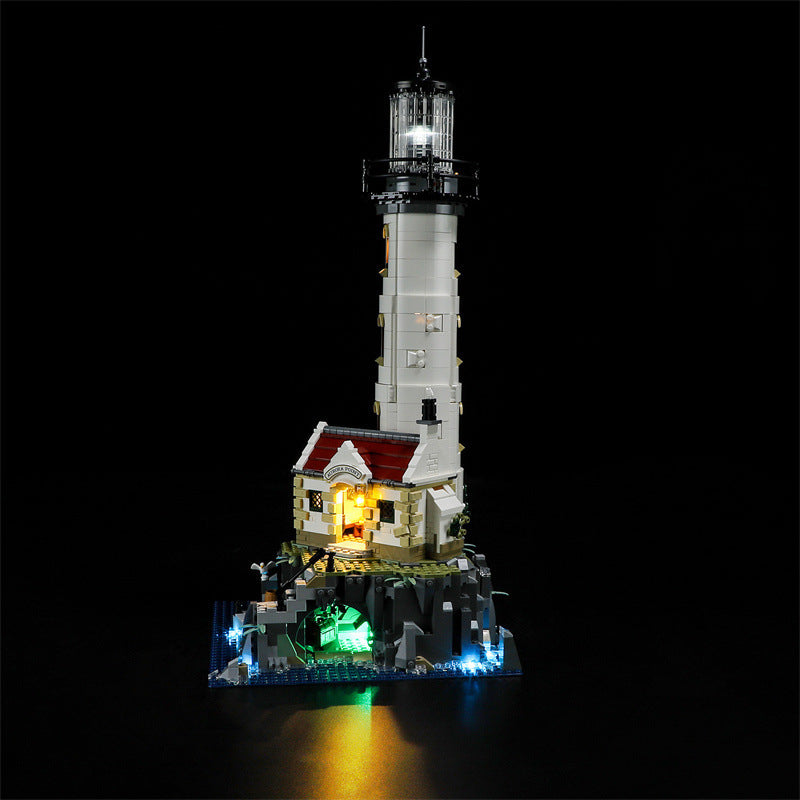 Compatible with LEGO 21335 electric lighthouse building blocks, LED lighting, creative IDEAS splicing lights