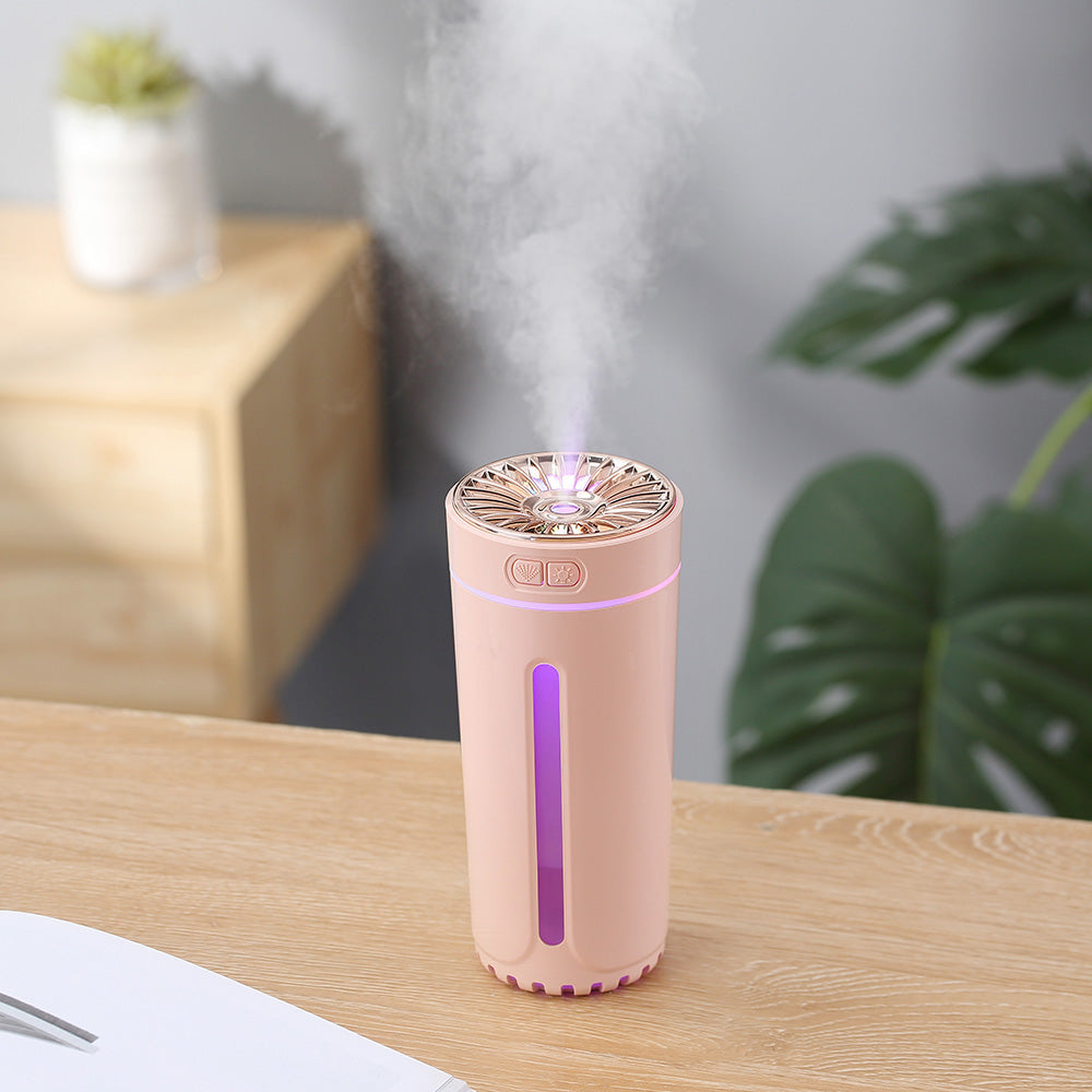 New small large fog volume silent portable usb car aromatherapy phantom cup colorful night light car humidifier