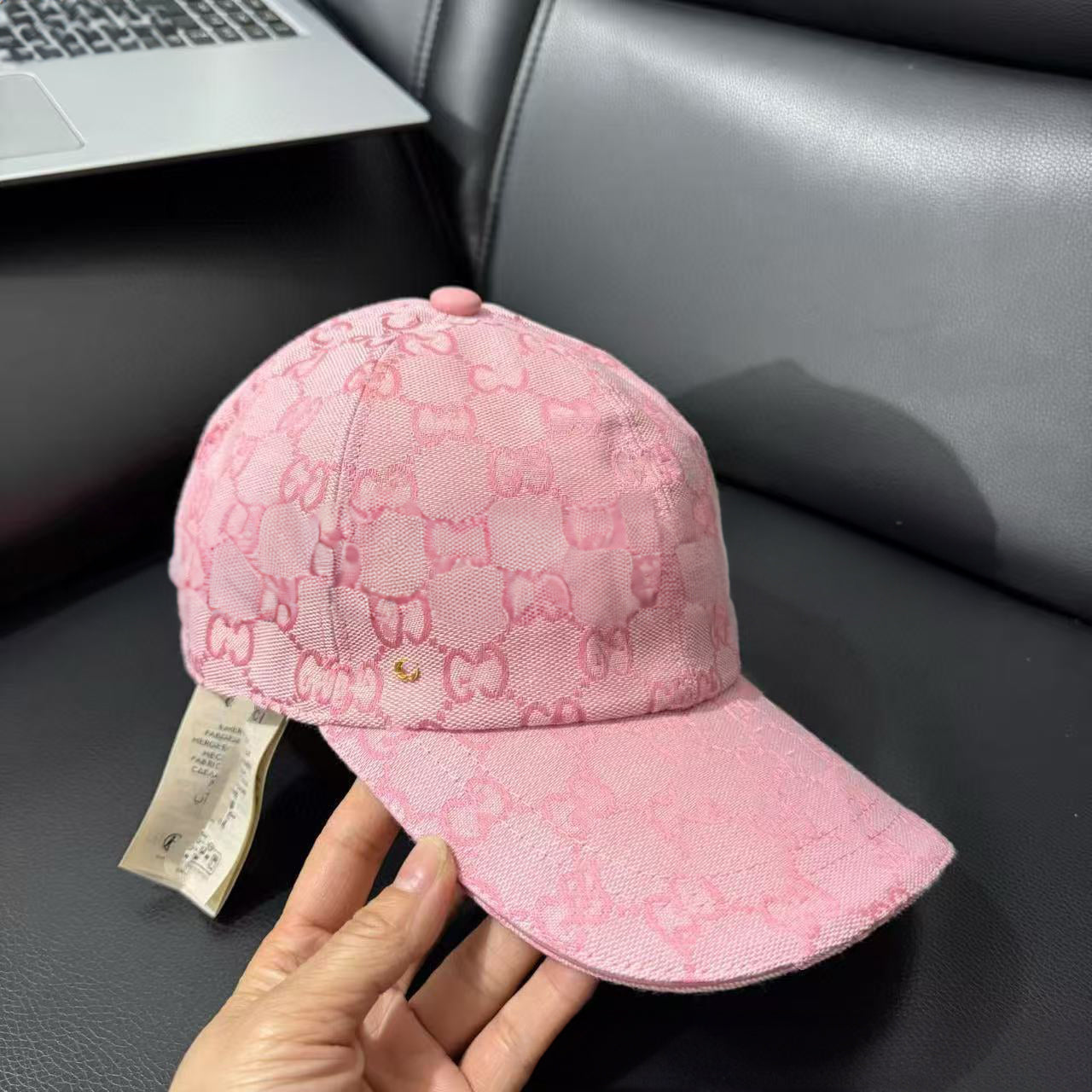 Jacquard letter baseball cap for men and women sun protection and sunshade hat