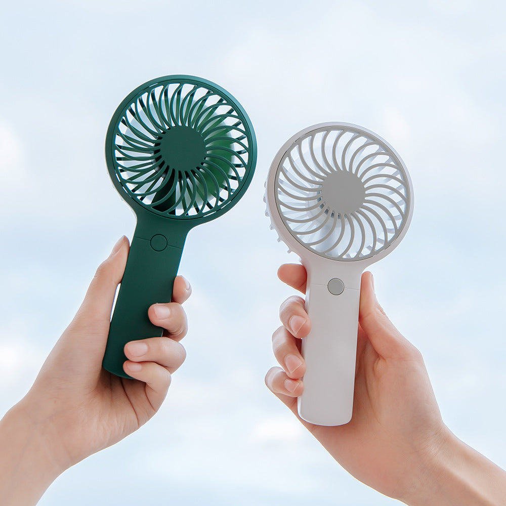 Shaking Head Fan USB Mini Desktop Small Fan Convenient Hand-Held Outdoor Student Fan