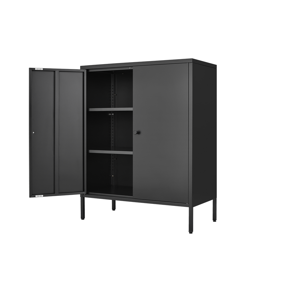 Kitchen Buffet Server Table Accent Sideboard Cupboard Server Buffet Console Table with Doors Cabinet