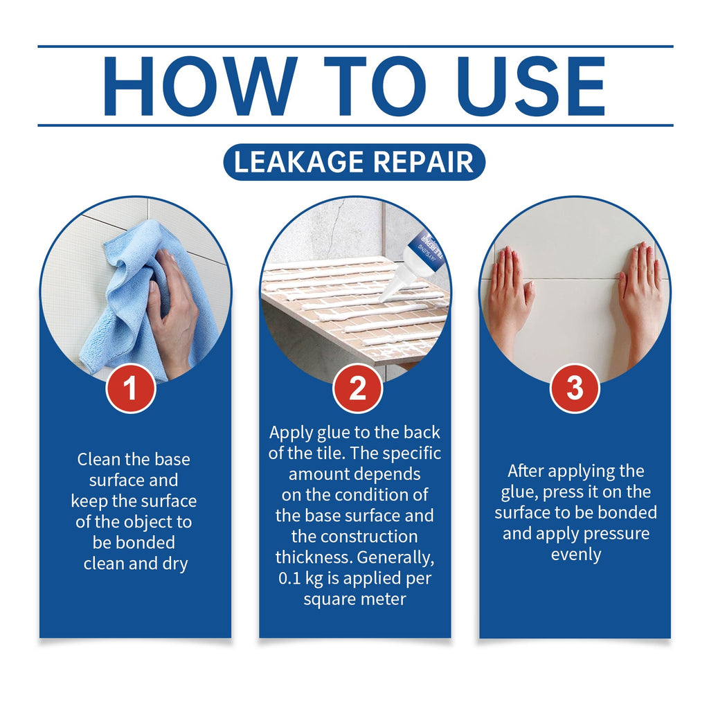 Tile Repair Glue Living Room Kitchen Floor Cracks Waterproof Repair Leak Seal Repair Tile Glue