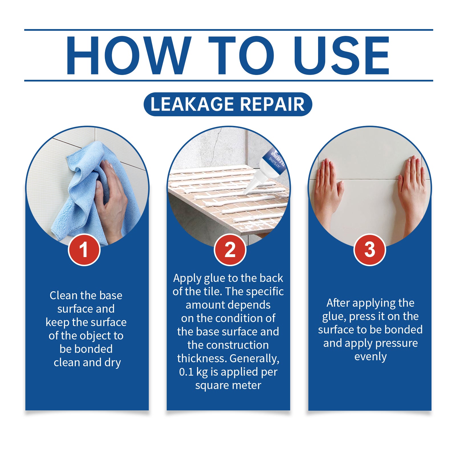 Tile Repair Glue Living Room Kitchen Floor Cracks Waterproof Repair Leak Seal Repair Tile Glue