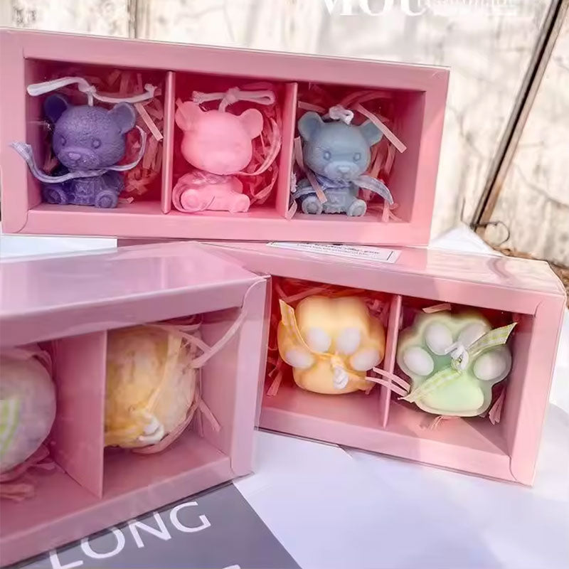 Aromatherapy Strawberry Candle Gift Box: Ideal birthday present, cute decor for girls, and perfect hand - gift for friends.