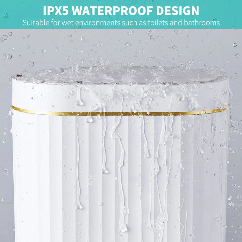 Smart Sensor Trash Can Touchless Sensor Trash Bin Trash Can with Lid Automatic Sensor Waste Basket