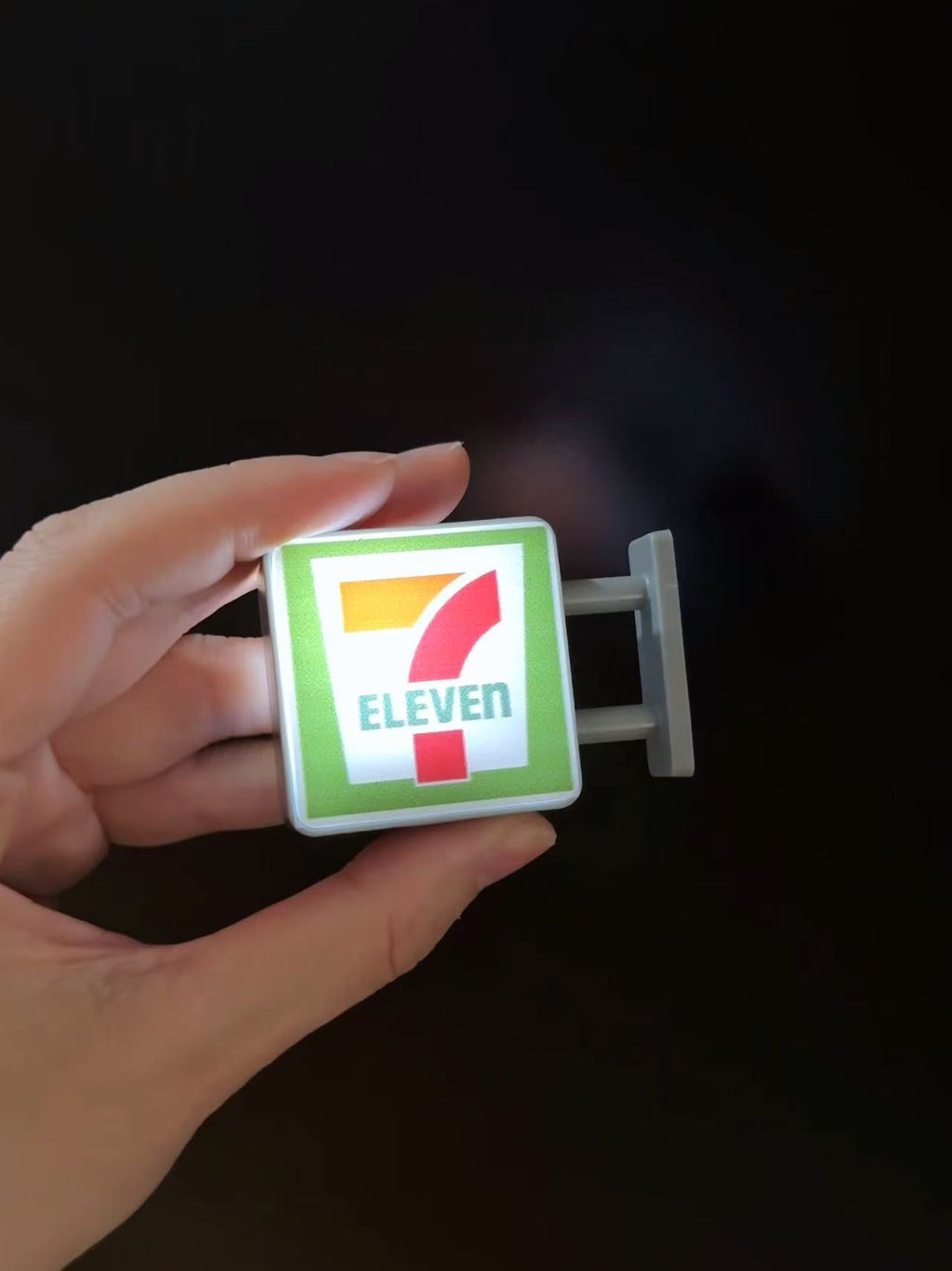 Creative refrigerator stickers convenience store lights illuminated magnetic home decorations