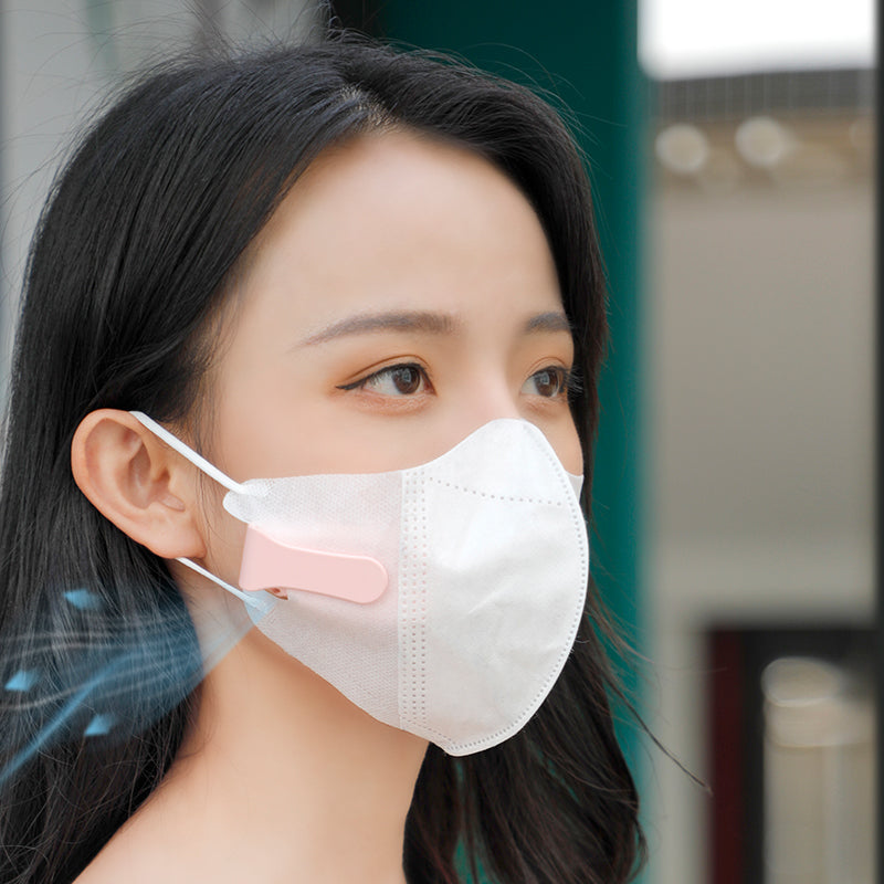 Net Celebrity Fan Mask Fan Mini Portable Children's Mask Anti-Stuffy Instead Of Breathing Valve Usb Charging Smart Fan