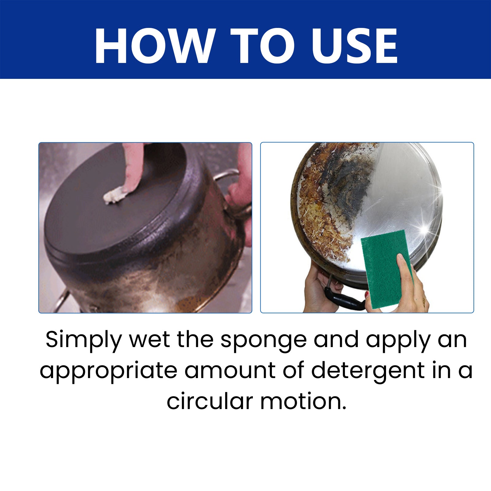 Oven Cookware Cleaner, Kitchen Stove Hood Wall Oil Cleaning To Remove The Bottom Of The Pan Black Dirt Cleaner