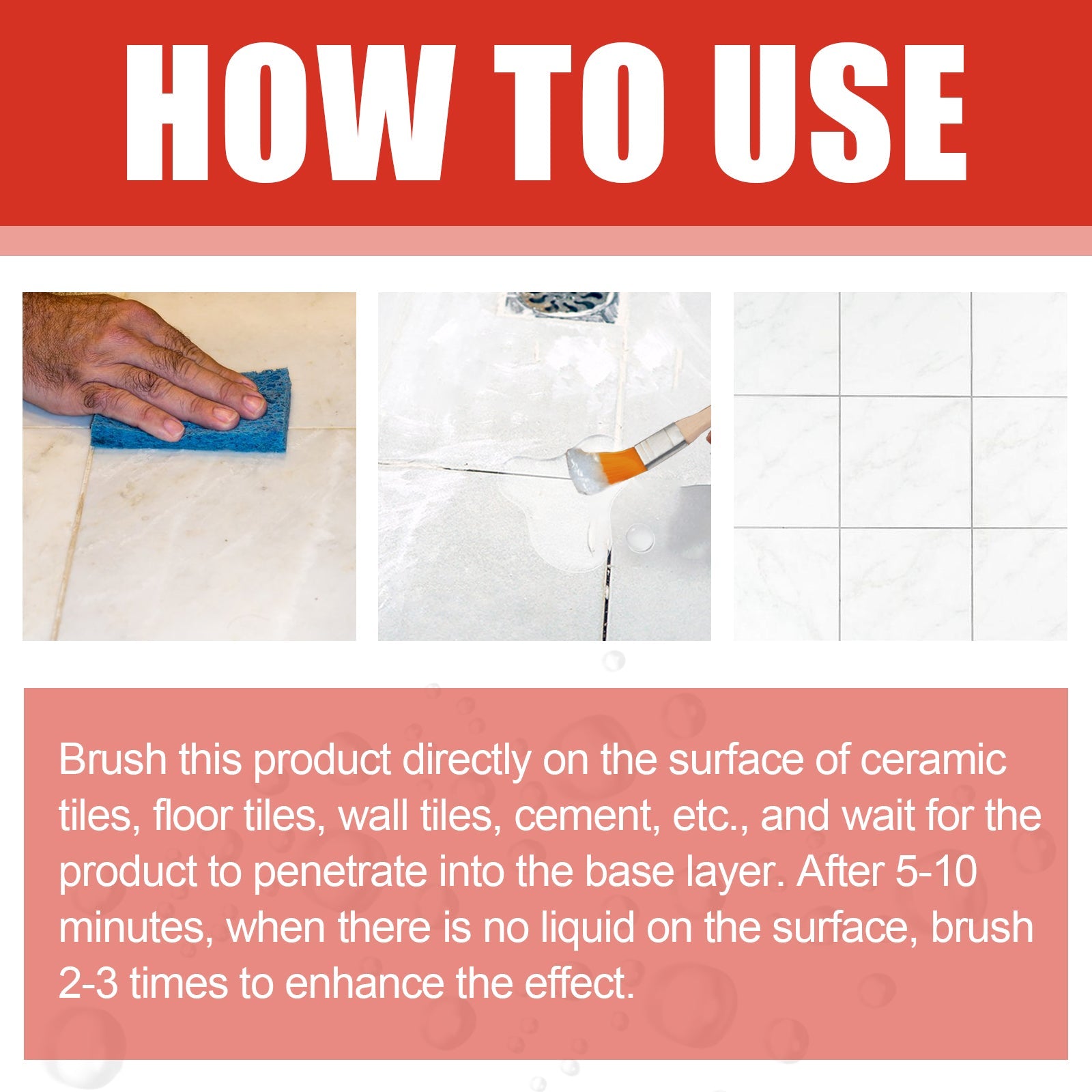 Waterproof Adhesive, Roof Bathroom Kitchen Wall Waterproof Free Smashing Brick Leakproof Paint