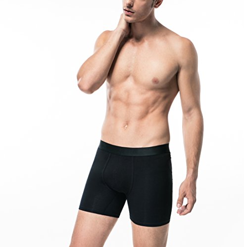 2pcs Boxer Brief M Black A387-002