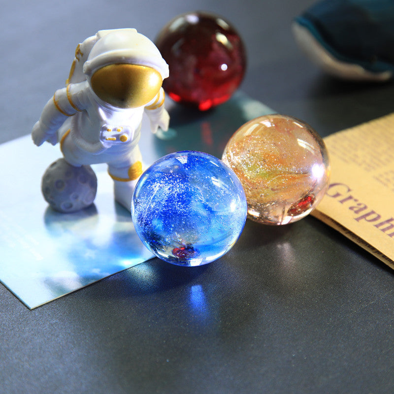 Colorful glass beads dragon beads glowing crystal balls desktop home decor ornaments birthday gifts small night lights