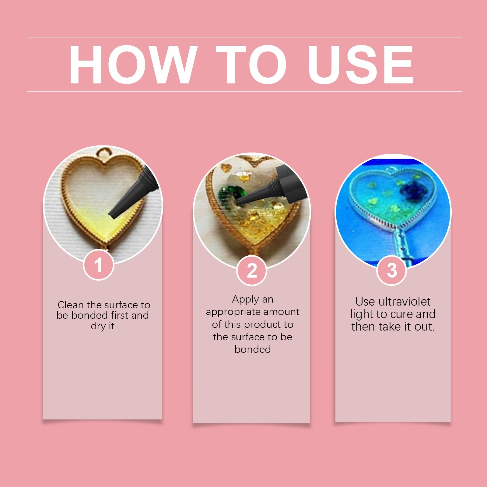 Resin Glue, High Transparent Resin Drop Glue Diy Hand-Made Shadowless Glue Quick Dry Drop Glue