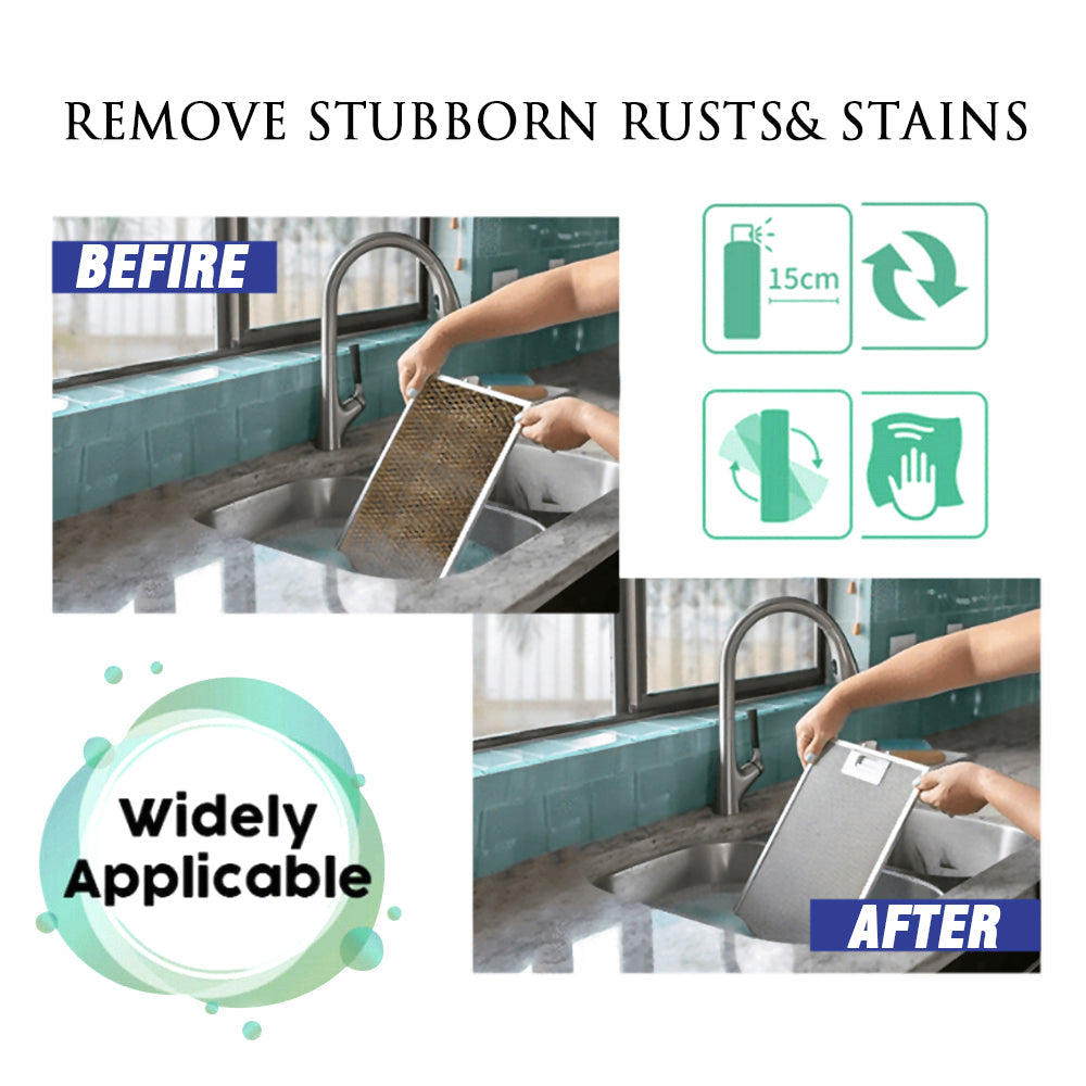 Kitchen Cleaning Foam Cleaner Kitchen Rust Remover Cooktop Range Hood Heavy Grease Cleaner