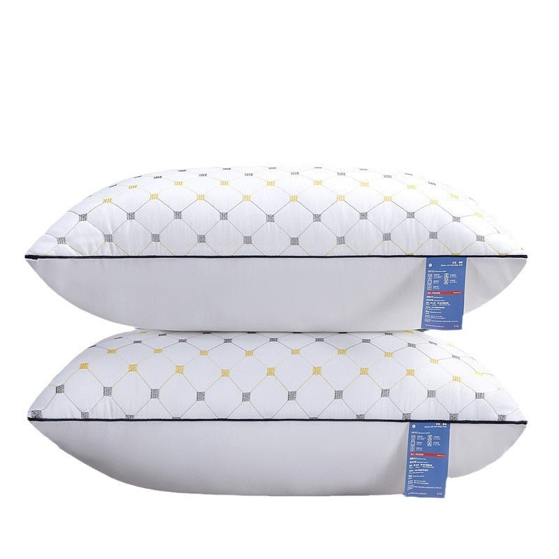 Thickened washable pillows hotel pillows home pillows student dormitory pillows neck protection pillows pillows