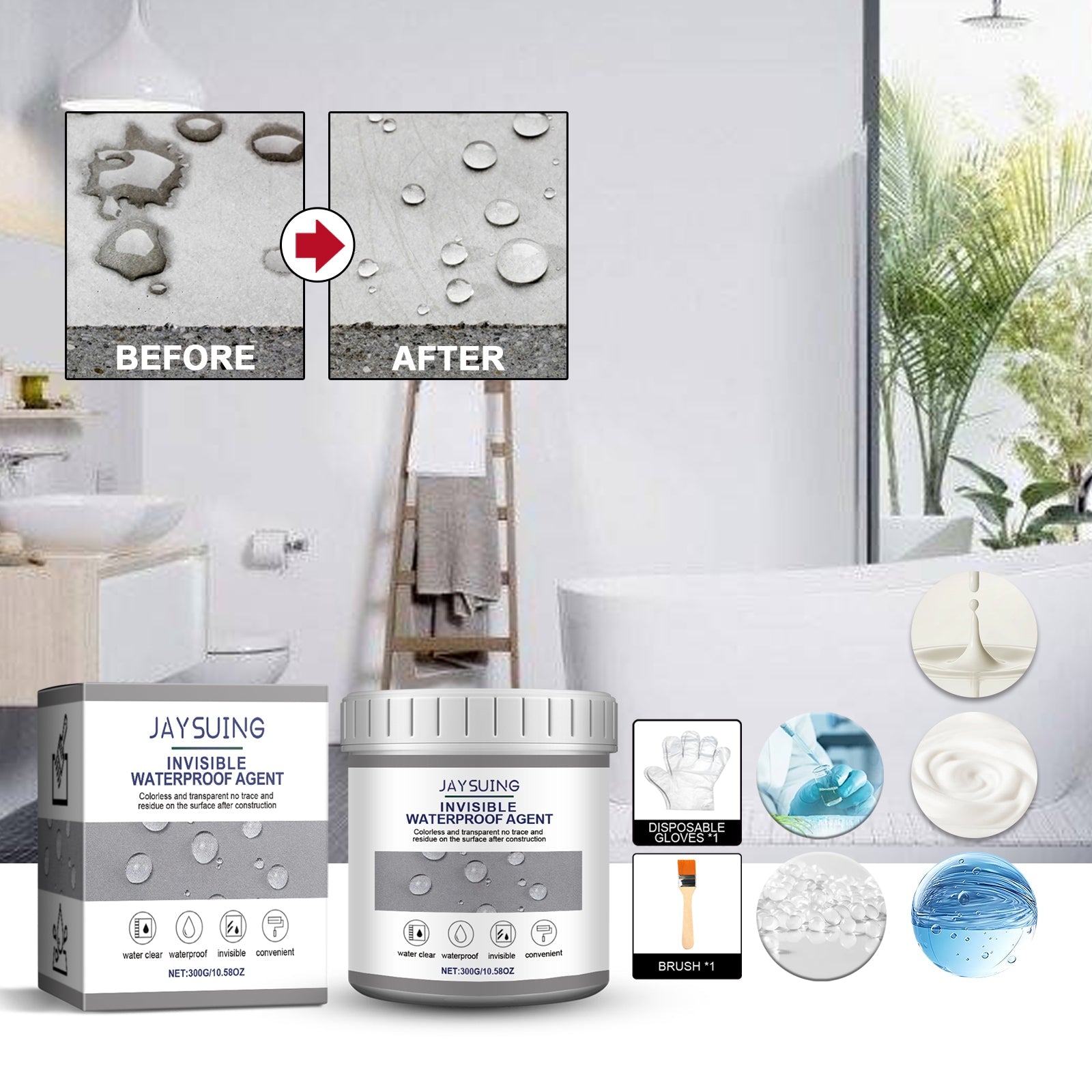 Sealing Waterproof Adhesive Bathroom Plumbing Glass Doors And Windows Leak Repair Multifunctional Tile Sealant