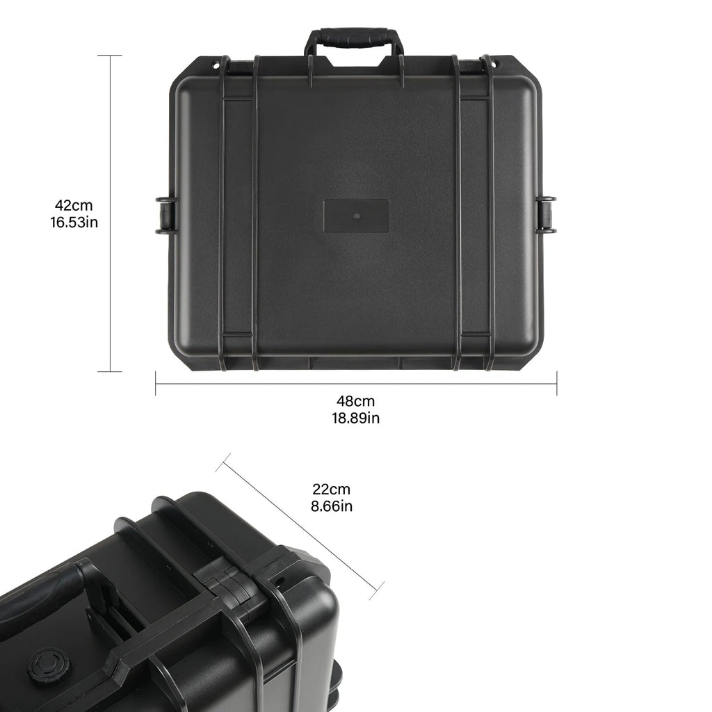 16.53 Inch With Cush- Proof Sponge Waterproof Storage Box for Protective Storage