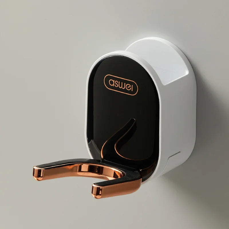 Wall Mounted Hair Dryer Holder Foldable Bathroom Wall Organizer Storage Holder Home Hair Brush Storage Bracket Hair Dryer Rack