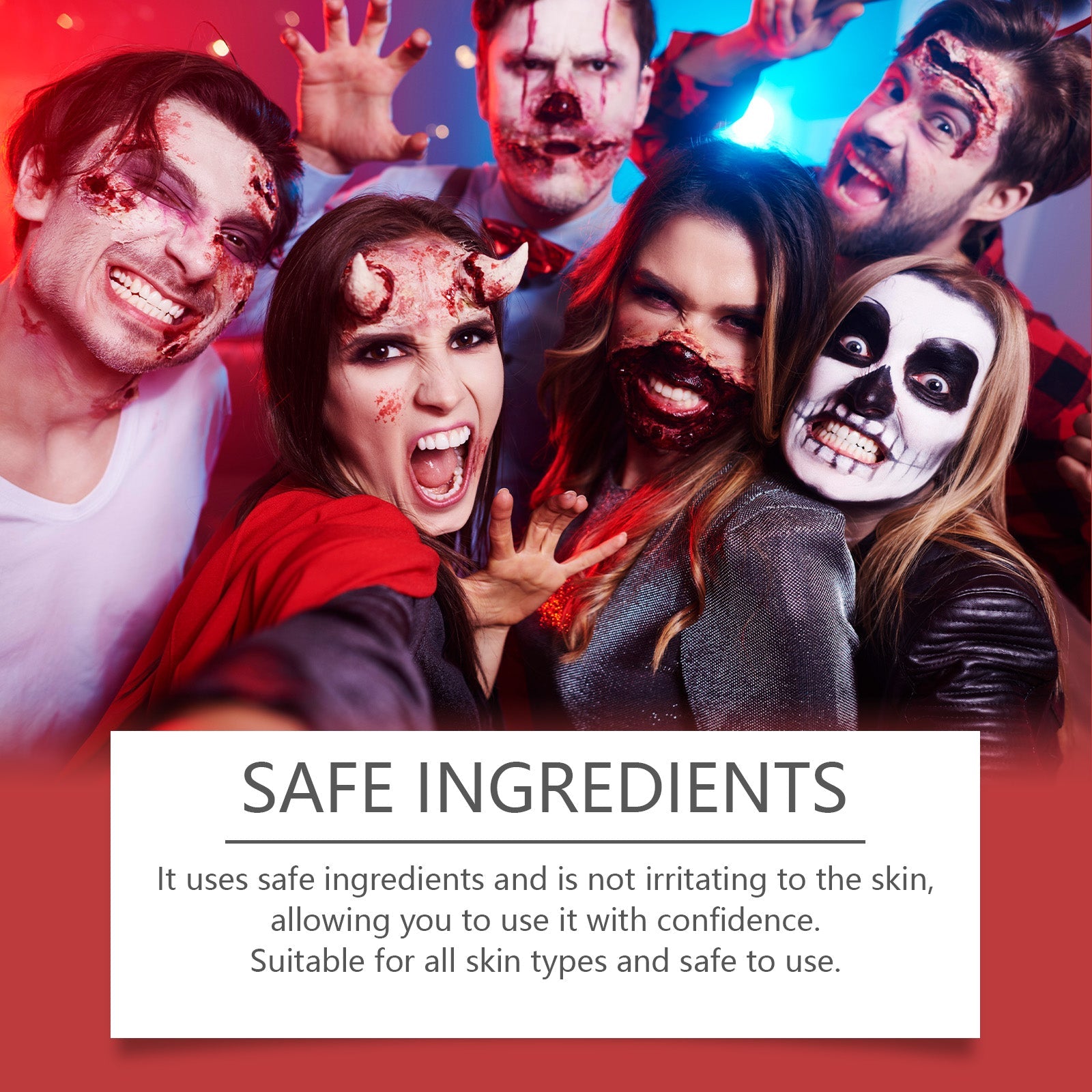 Halloween Makeup Gel, Halloween Party Gel To Create A Holiday Scary Atmosphere Entertainment Supplies