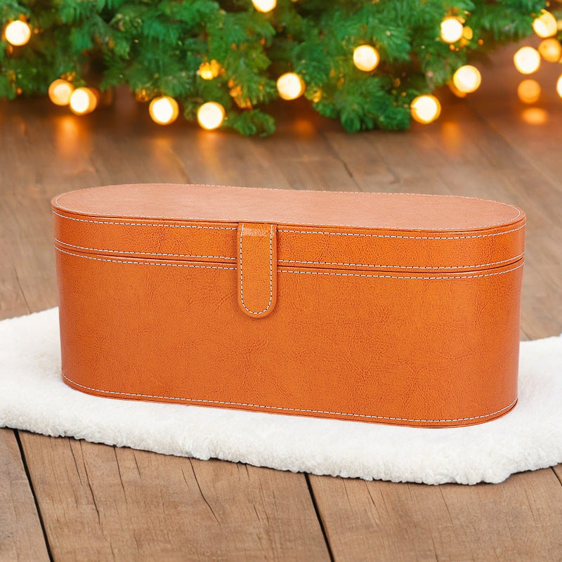 Portable PU - leather travel case for Dyson Supersonic, for storage, protection and dust - proofing.