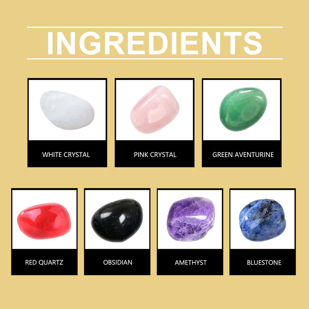 Rolling Stone Crystal Set, Home Living Room Bedroom Interior Decoration Crystal Decoration Crystal Set