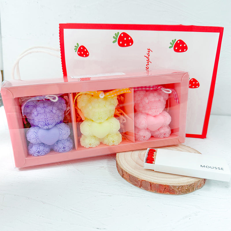 Aromatherapy Strawberry Candle Gift Box: Ideal birthday present, cute decor for girls, and perfect hand - gift for friends.