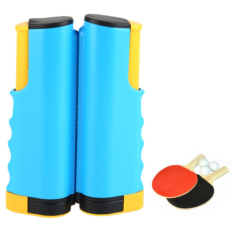 Portable Sport Table Tennis Set 1.7M Retractable Net for Workout Trainning