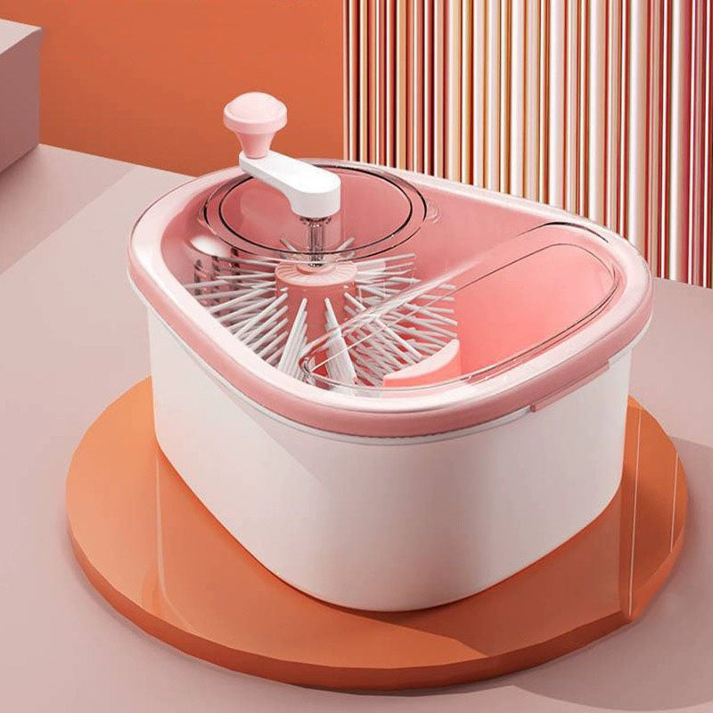 Washing fruits without hand washing fruit basin draining basket to remove pesticide residues and stains