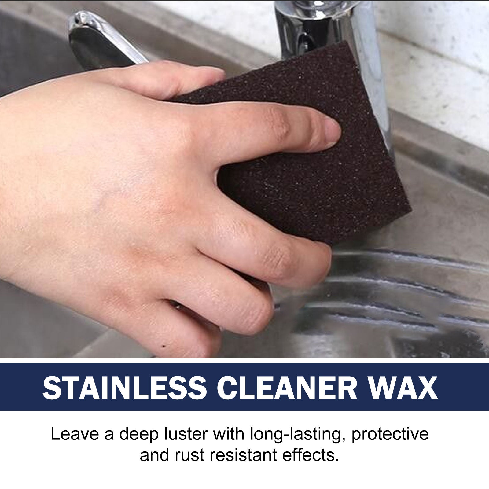 Metal Polishing Wax, Household Kitchen Range Hood Pot Cleaning, Rust Removal, Grease Polishing Cleaner