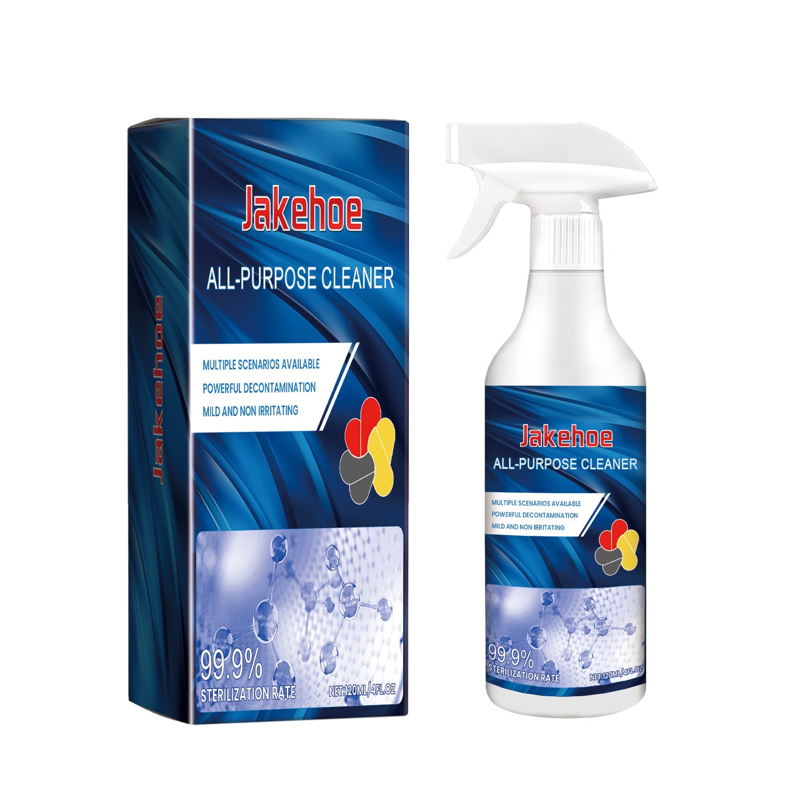 Multi-Functional Cleaner Bathroom Kitchen Multi-Surface Decontamination Cleaning Deodorant Removal Household Cleaner