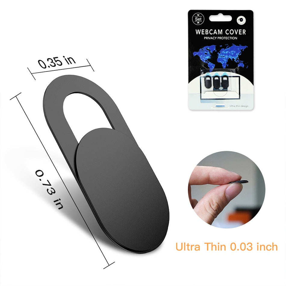 6Pcs/lot  WebCam Cover Shutter Magnet Slider Plastic For iPhone Web Laptop PC For iPad Tablet Camera Mobile Phone Privacy Sticker