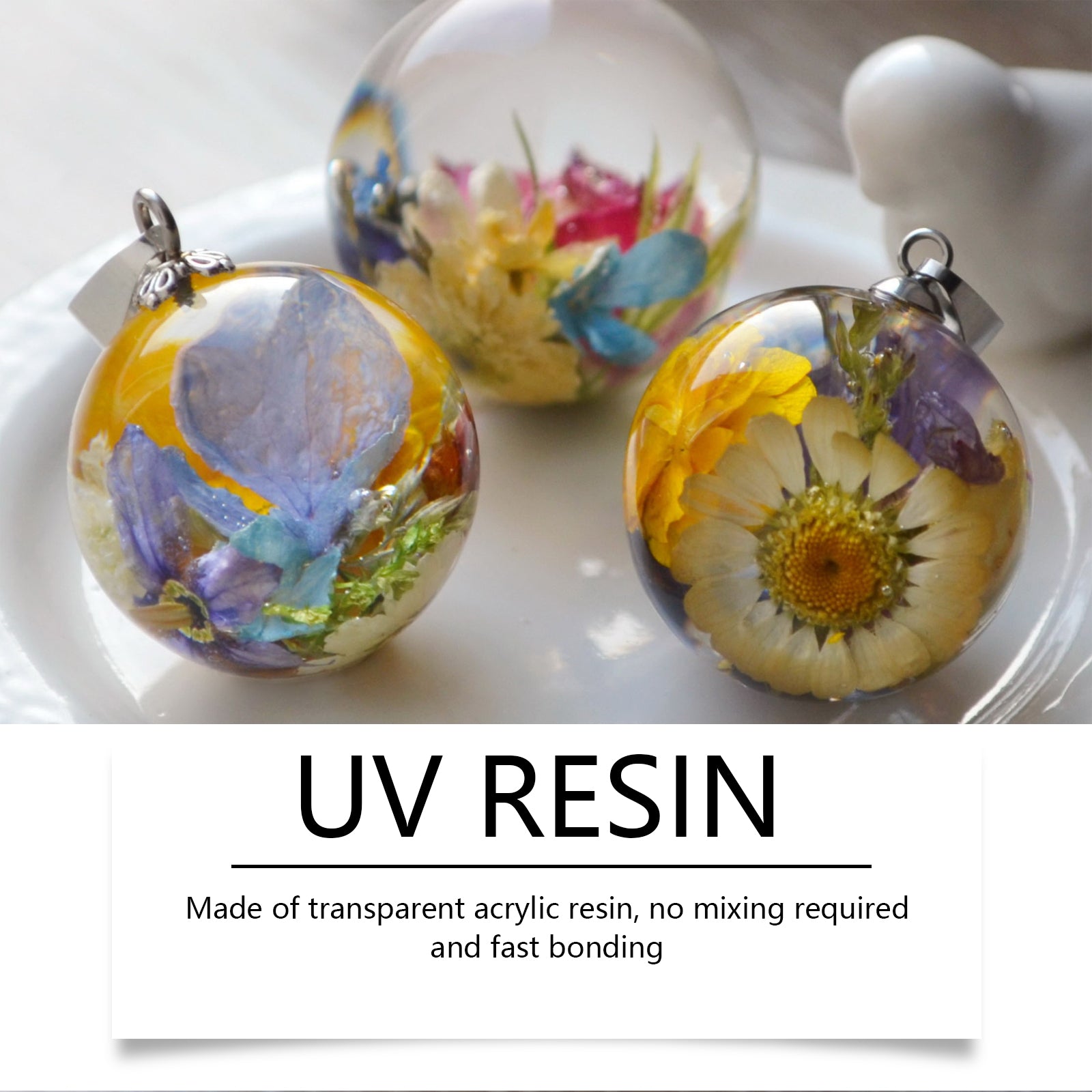 Creative Resin Glue, High Transparent Resin Drop Glue Diy Hand-Made Shadowless Glue Quick Dry Drop Glue