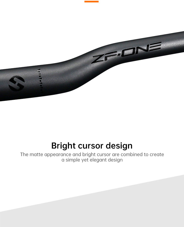 TOSEEK Carbon Fiber MTB Handlebar, 31.8mm, One-piece, Swallow-shaped - Ideal for Mountain Bikes