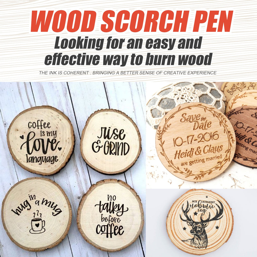 Wood Burning Pen, Children's DIY Pyrography Wood Marking Wood Burning Marker Pen