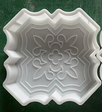 Plastic cement floor tile mold garden greening road concrete color brick mold box combined cement brick mold
