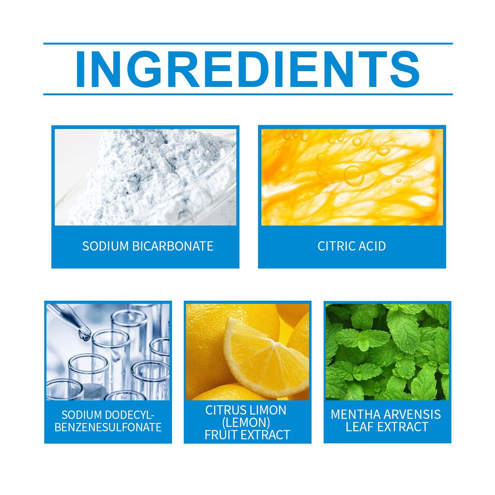 Multi-Surface Cleaning Effervescent Tablets, Cooktop Tile Bathroom Kitchen Mildew Stains Clean And Clean