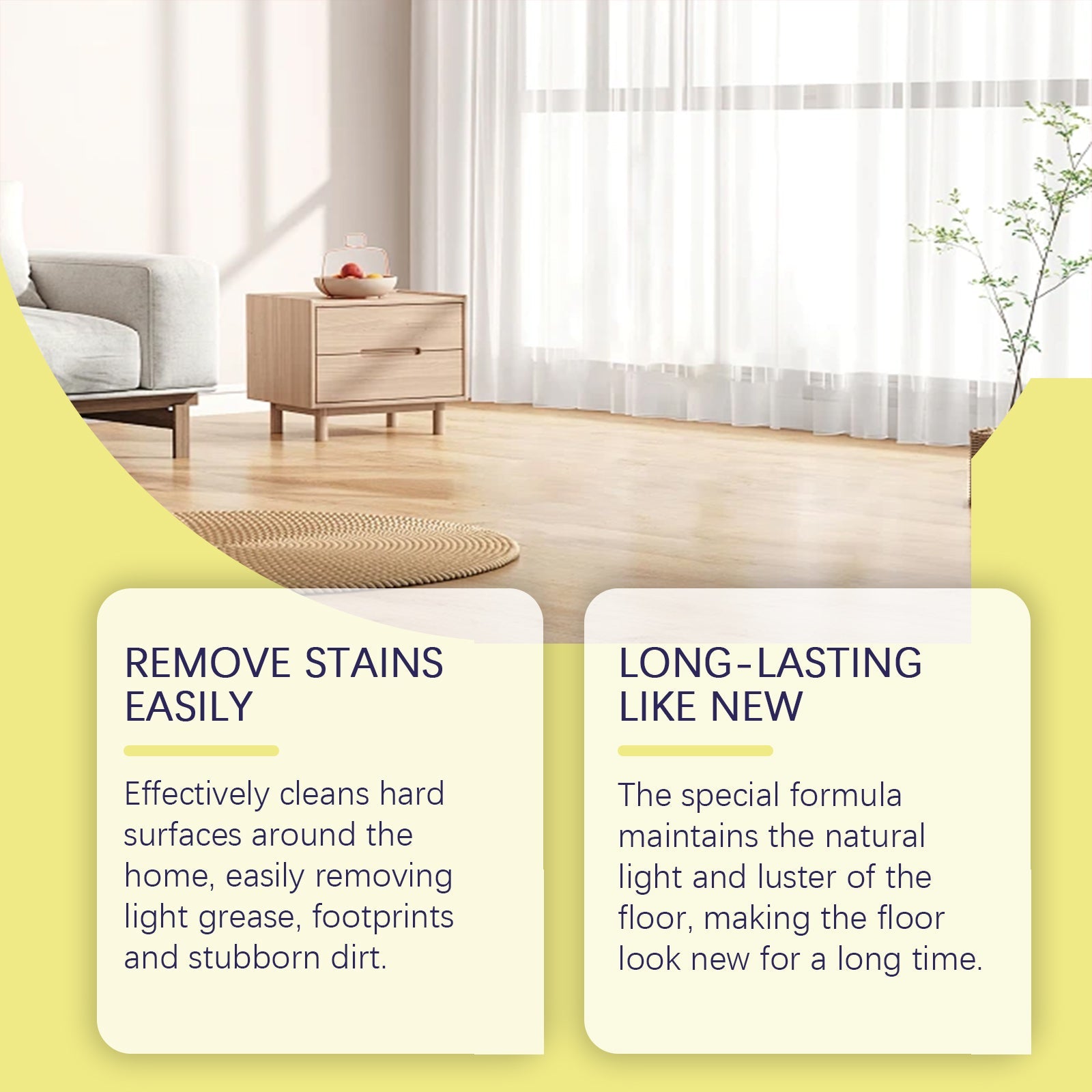 Anti-Fly Floor Cleaner, Clean Floor Stains, Anti-Fly Odor, Fresh Fragrance, Bright And Non-Slip