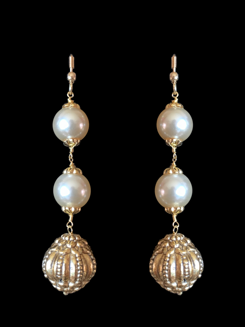 92.5 silver and gold plated nakshi beads mala