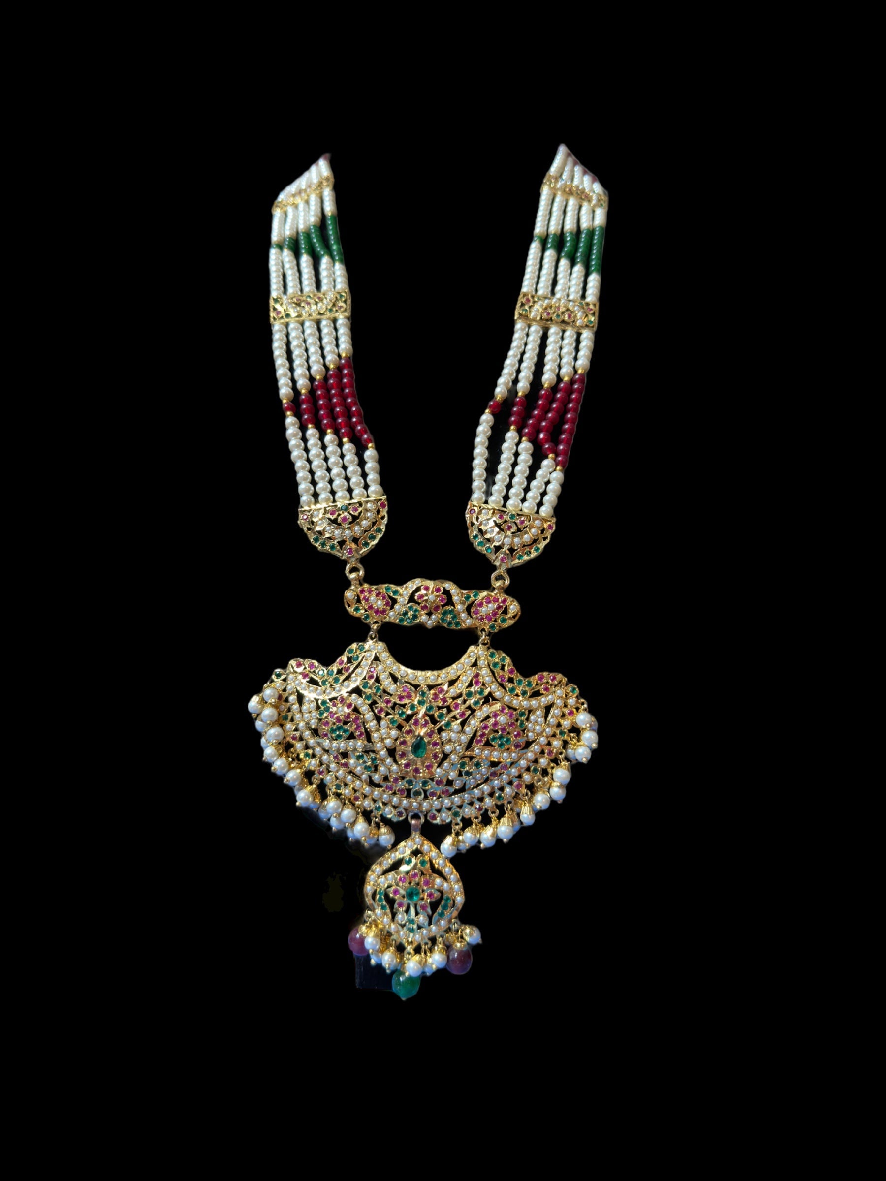 DLN18 Yashvi Rani haar with earrings ( READY TO SHIP )