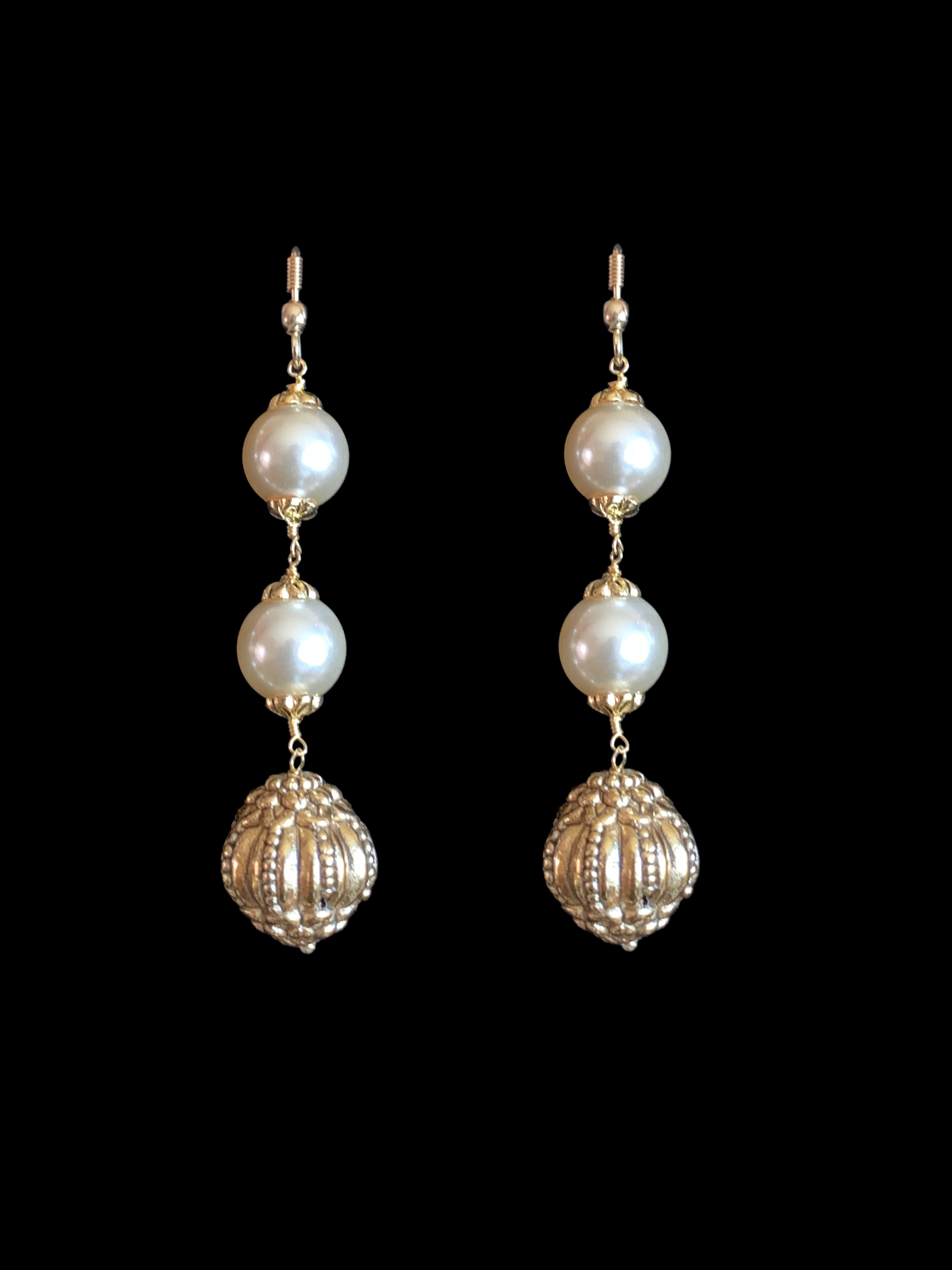 92.5 silver and gold plated nakshi beads mala