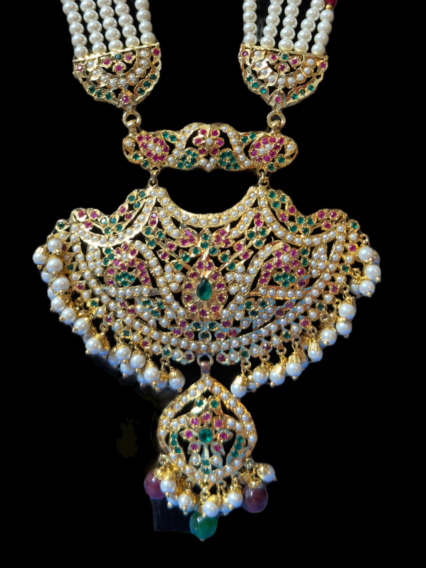 DLN18 Yashvi Rani haar with earrings ( READY TO SHIP )