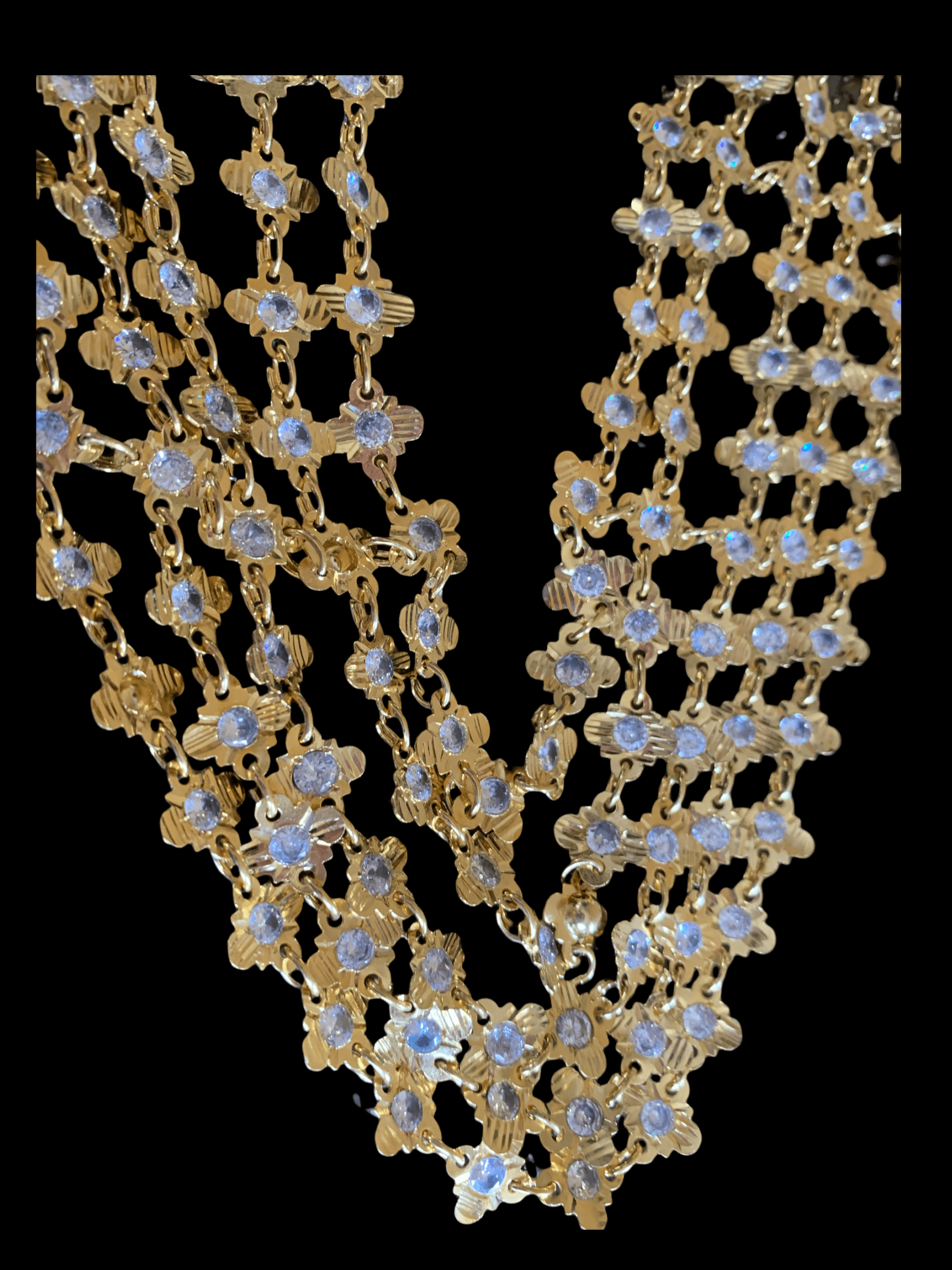 LN97  Chandan haar - gold plated ( READY TO SHIP)